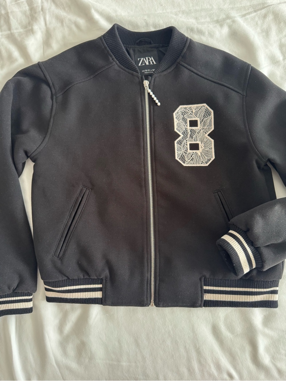 ZARA Black Bomber Jacket